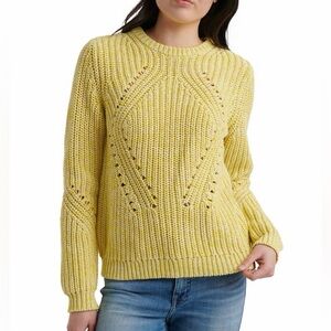 Lucky Brand Mustard Knit Women's Sweater